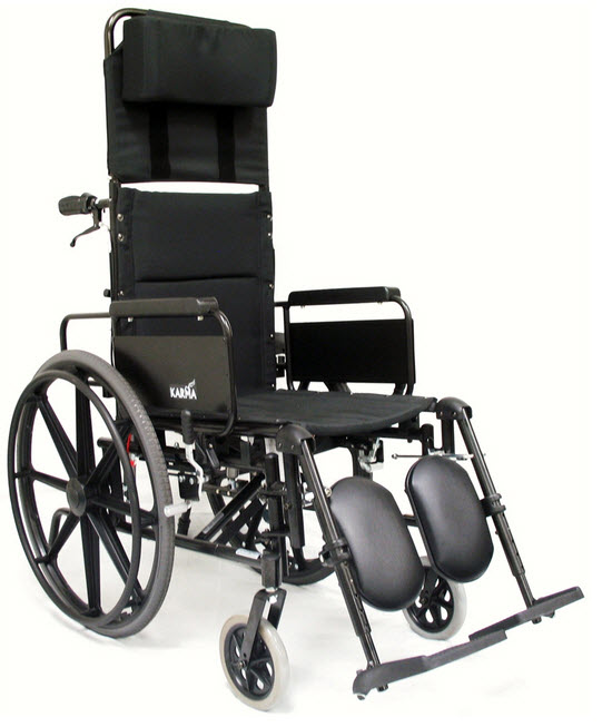 Ultra Light Weight High Strength Full Recliner Wheelchair by Karman